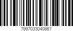 Código de barras (EAN, GTIN, SKU, ISBN): '7897033040867'