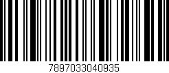 Código de barras (EAN, GTIN, SKU, ISBN): '7897033040935'