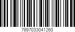 Código de barras (EAN, GTIN, SKU, ISBN): '7897033041260'