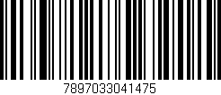 Código de barras (EAN, GTIN, SKU, ISBN): '7897033041475'