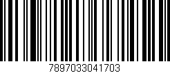 Código de barras (EAN, GTIN, SKU, ISBN): '7897033041703'