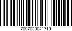 Código de barras (EAN, GTIN, SKU, ISBN): '7897033041710'