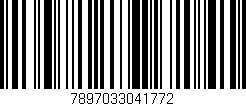 Código de barras (EAN, GTIN, SKU, ISBN): '7897033041772'