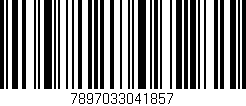 Código de barras (EAN, GTIN, SKU, ISBN): '7897033041857'