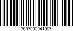 Código de barras (EAN, GTIN, SKU, ISBN): '7897033041895'