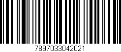 Código de barras (EAN, GTIN, SKU, ISBN): '7897033042021'