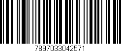 Código de barras (EAN, GTIN, SKU, ISBN): '7897033042571'