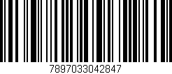 Código de barras (EAN, GTIN, SKU, ISBN): '7897033042847'