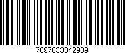 Código de barras (EAN, GTIN, SKU, ISBN): '7897033042939'