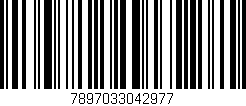 Código de barras (EAN, GTIN, SKU, ISBN): '7897033042977'