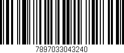 Código de barras (EAN, GTIN, SKU, ISBN): '7897033043240'