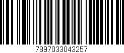 Código de barras (EAN, GTIN, SKU, ISBN): '7897033043257'