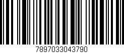 Código de barras (EAN, GTIN, SKU, ISBN): '7897033043790'