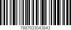 Código de barras (EAN, GTIN, SKU, ISBN): '7897033043943'