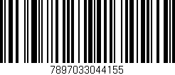 Código de barras (EAN, GTIN, SKU, ISBN): '7897033044155'