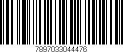 Código de barras (EAN, GTIN, SKU, ISBN): '7897033044476'