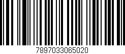 Código de barras (EAN, GTIN, SKU, ISBN): '7897033065020'