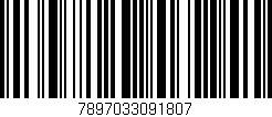 Código de barras (EAN, GTIN, SKU, ISBN): '7897033091807'