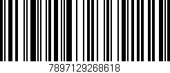 Código de barras (EAN, GTIN, SKU, ISBN): '7897129268618'
