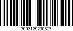 Código de barras (EAN, GTIN, SKU, ISBN): '7897129268625'