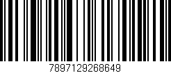 Código de barras (EAN, GTIN, SKU, ISBN): '7897129268649'