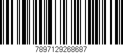 Código de barras (EAN, GTIN, SKU, ISBN): '7897129268687'