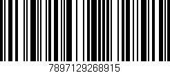 Código de barras (EAN, GTIN, SKU, ISBN): '7897129268915'