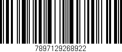 Código de barras (EAN, GTIN, SKU, ISBN): '7897129268922'