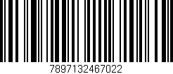 Código de barras (EAN, GTIN, SKU, ISBN): '7897132467022'