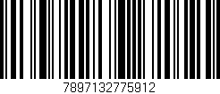 Código de barras (EAN, GTIN, SKU, ISBN): '7897132775912'
