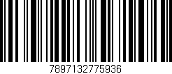 Código de barras (EAN, GTIN, SKU, ISBN): '7897132775936'