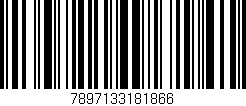 Código de barras (EAN, GTIN, SKU, ISBN): '7897133181866'