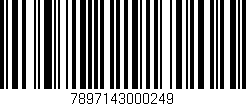 Código de barras (EAN, GTIN, SKU, ISBN): '7897143000249'