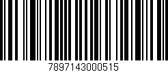 Código de barras (EAN, GTIN, SKU, ISBN): '7897143000515'