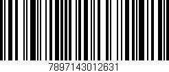 Código de barras (EAN, GTIN, SKU, ISBN): '7897143012631'