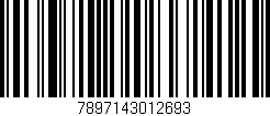 Código de barras (EAN, GTIN, SKU, ISBN): '7897143012693'