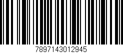 Código de barras (EAN, GTIN, SKU, ISBN): '7897143012945'