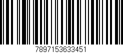 Código de barras (EAN, GTIN, SKU, ISBN): '7897153633451'