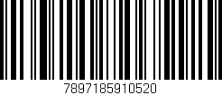 Código de barras (EAN, GTIN, SKU, ISBN): '7897185910520'