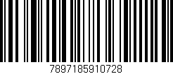 Código de barras (EAN, GTIN, SKU, ISBN): '7897185910728'