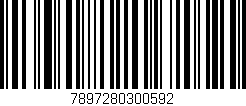 Código de barras (EAN, GTIN, SKU, ISBN): '7897280300592'