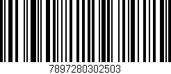 Código de barras (EAN, GTIN, SKU, ISBN): '7897280302503'