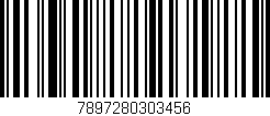 Código de barras (EAN, GTIN, SKU, ISBN): '7897280303456'