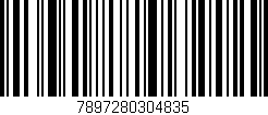 Código de barras (EAN, GTIN, SKU, ISBN): '7897280304835'