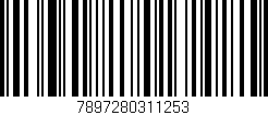 Código de barras (EAN, GTIN, SKU, ISBN): '7897280311253'