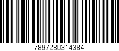 Código de barras (EAN, GTIN, SKU, ISBN): '7897280314384'