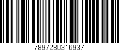 Código de barras (EAN, GTIN, SKU, ISBN): '7897280316937'