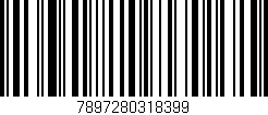 Código de barras (EAN, GTIN, SKU, ISBN): '7897280318399'