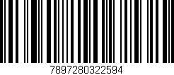 Código de barras (EAN, GTIN, SKU, ISBN): '7897280322594'