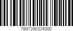 Código de barras (EAN, GTIN, SKU, ISBN): '7897280324000'